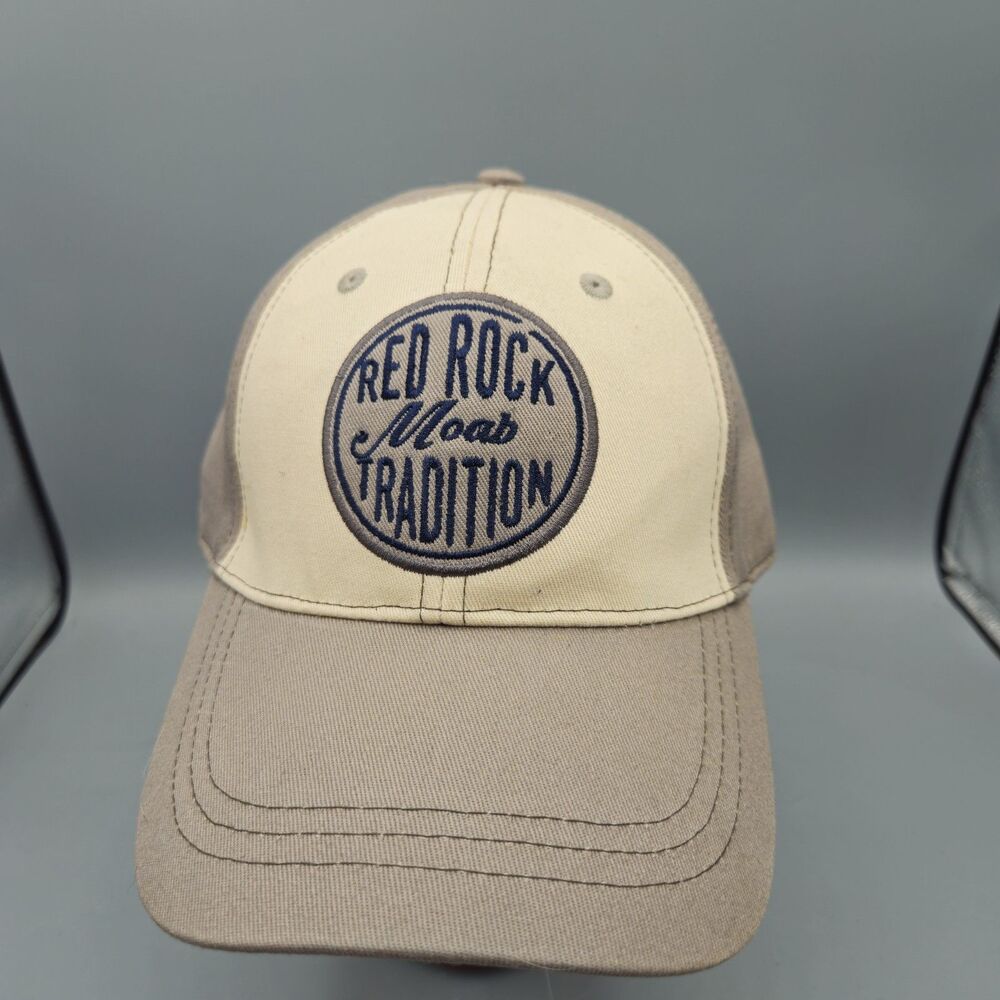 Red Rock Moab Tradition Utah Adjustable Baseball Cap Hat Outdoor Hiking Camping